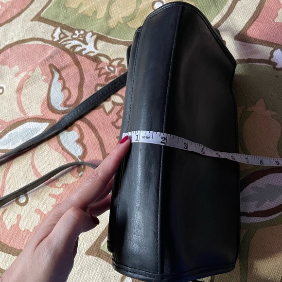 Vintage City Camera Pebbled Grain Leather 9812 Messenger Crossbody 90’s Minty - Picture 3 of 16